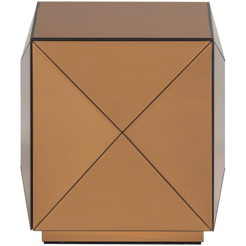 WOOOD Glintz bijzettafel bruin brown