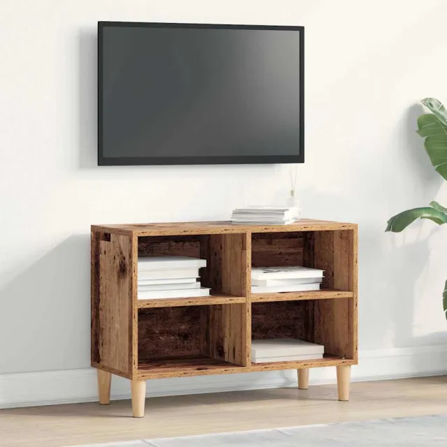 vidaXL TV-kast 69,5 x 30 x 50 cm Oud hout Bewerkt hout bruin, foto 2