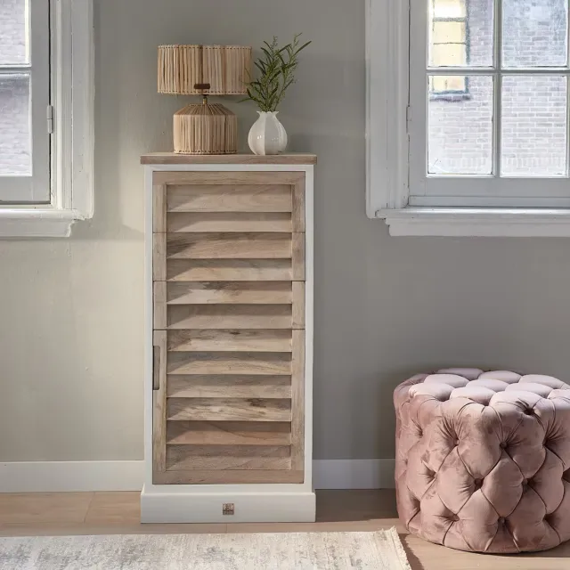 Riviera Maison Pacifica ladekast naturel wit White