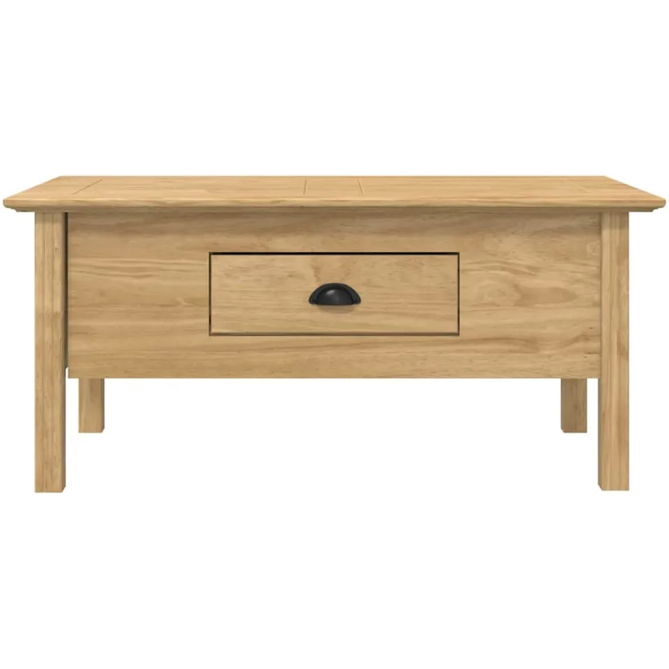 vidaXL Salontafel BODO Honingbruin 100 x 55 x 46 cm Bewerkt hout bruin, foto 3