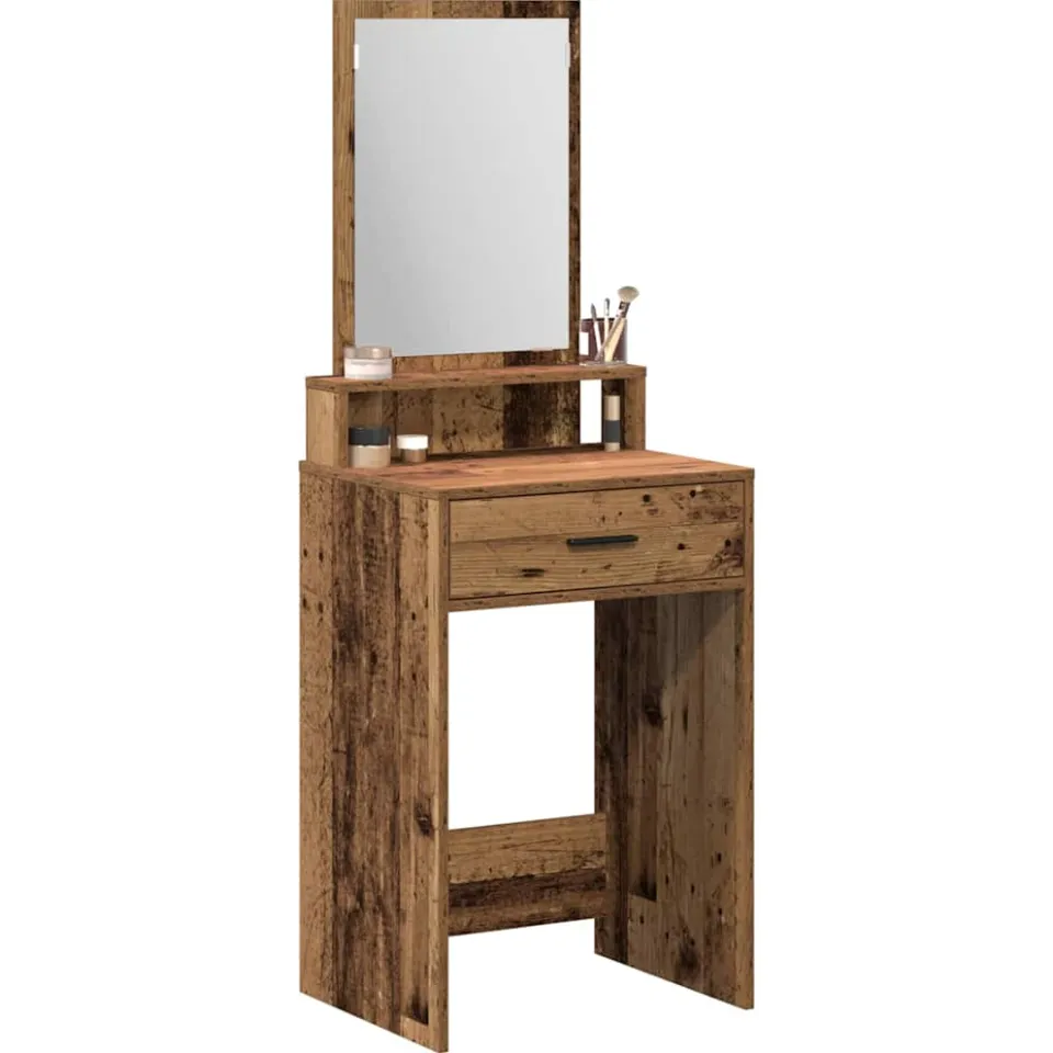 vidaXL Plafondtafel Oudhout 50 x 41 x 140 cm Bewerkt hout Bruin