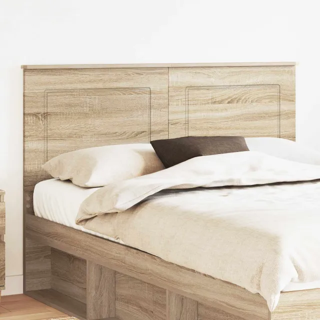 vidaXL Hoofdbord Sonoma Eiken 100 cm Geconstrueerd hout Bruin