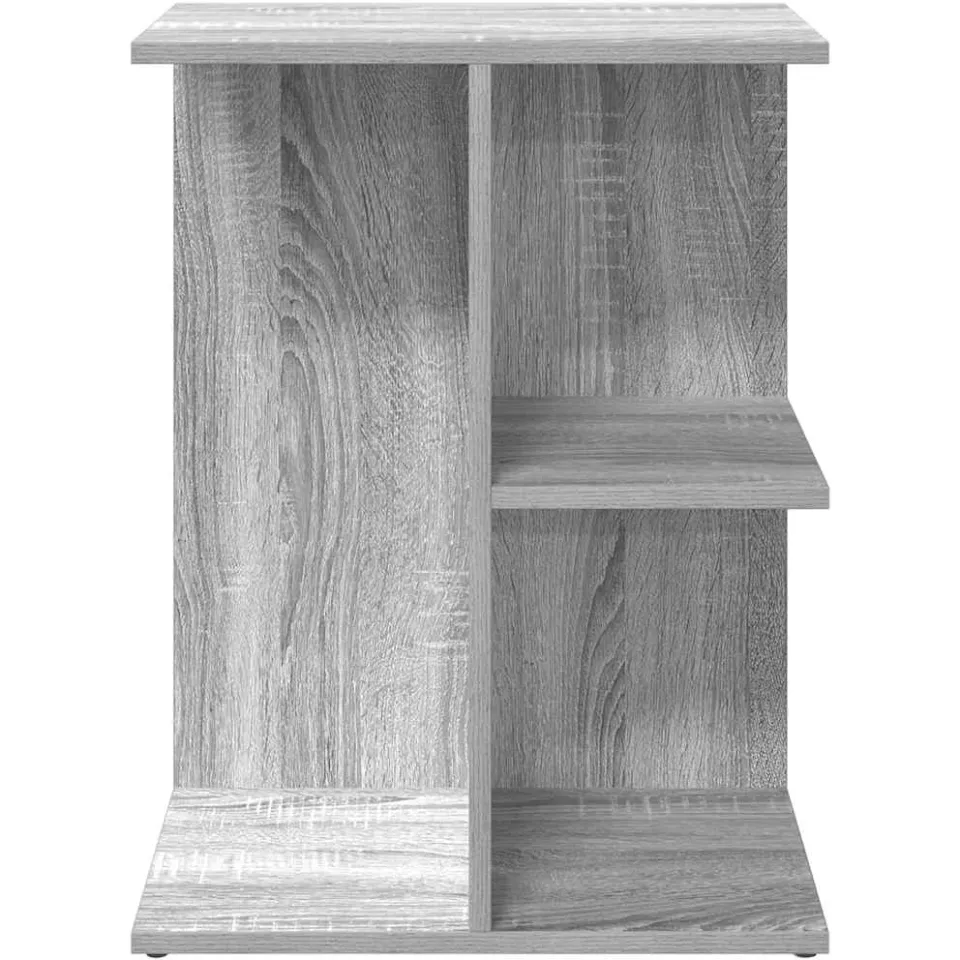 vidaXL Nachtkastje 46,5x29x61 cm bewerkt hout grijs sonoma eikenkleur, foto 4