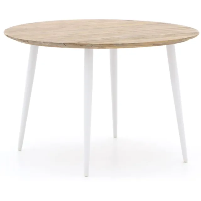 Bellagio tuinmeubelen Bellagio Falcade dining tuintafel ø 115cm Bruin