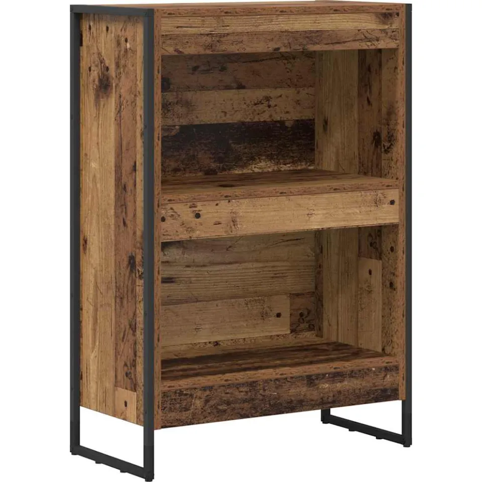 vidaXL Boekenkast 60 x 30 x 86,5 cm Bewerkt hout Oud Hout bruin, foto 3