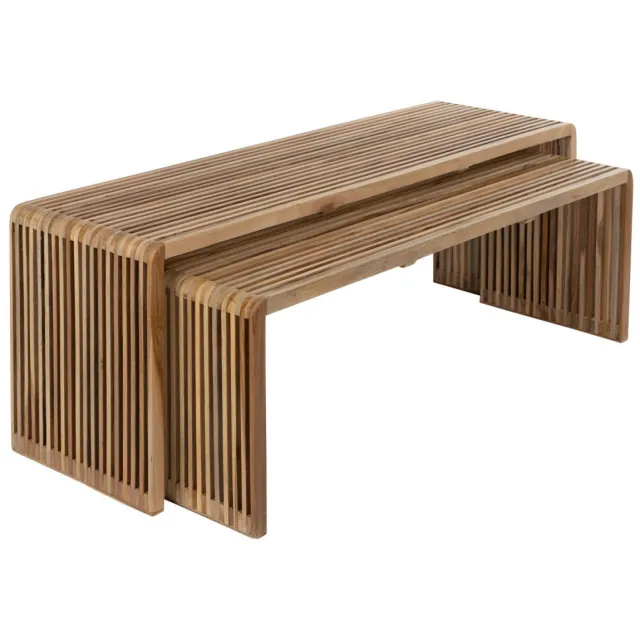 Housecraft Living salontafel (set van 2) Djia Naturel
