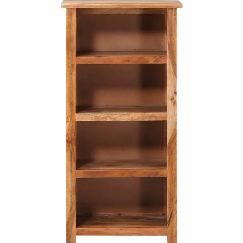 vidaXL Boekenkast 50x30x100 cm massief hout bruin, foto 2
