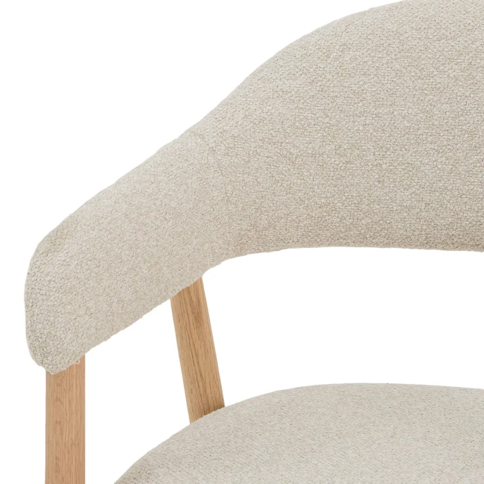 NOUS Living eetkamerstoel Myra beige, foto 6