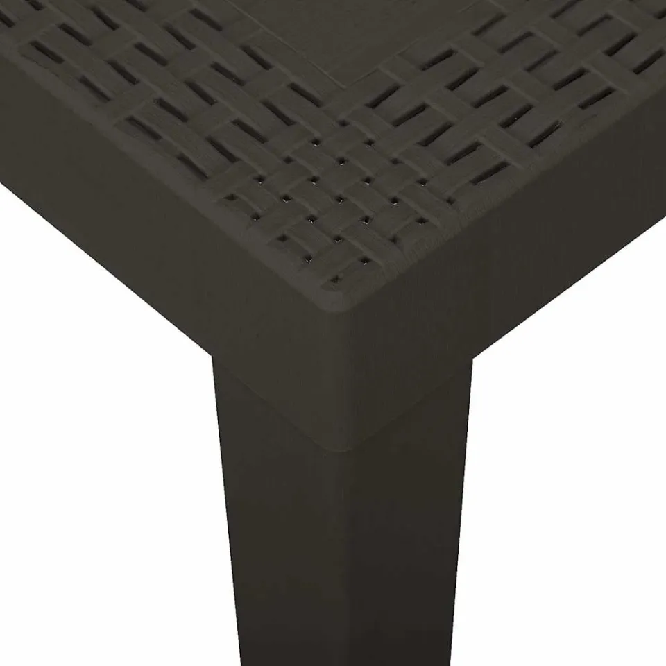 vidaXL Tuintafel 79x65x72 cm kunststof antracietkleurig, foto 4