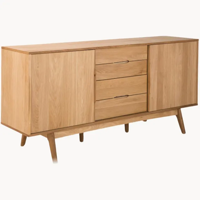 AC Design Dressoir Bettina uit eikenhoutfineer Bruin
