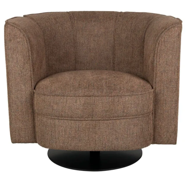 Dutchbone fauteuil Flower bruin