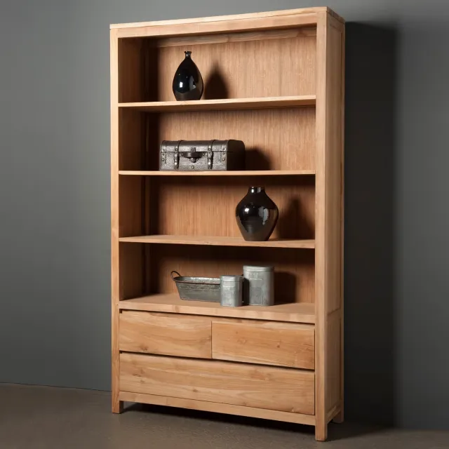 Tower Living Corona boekenkast teak