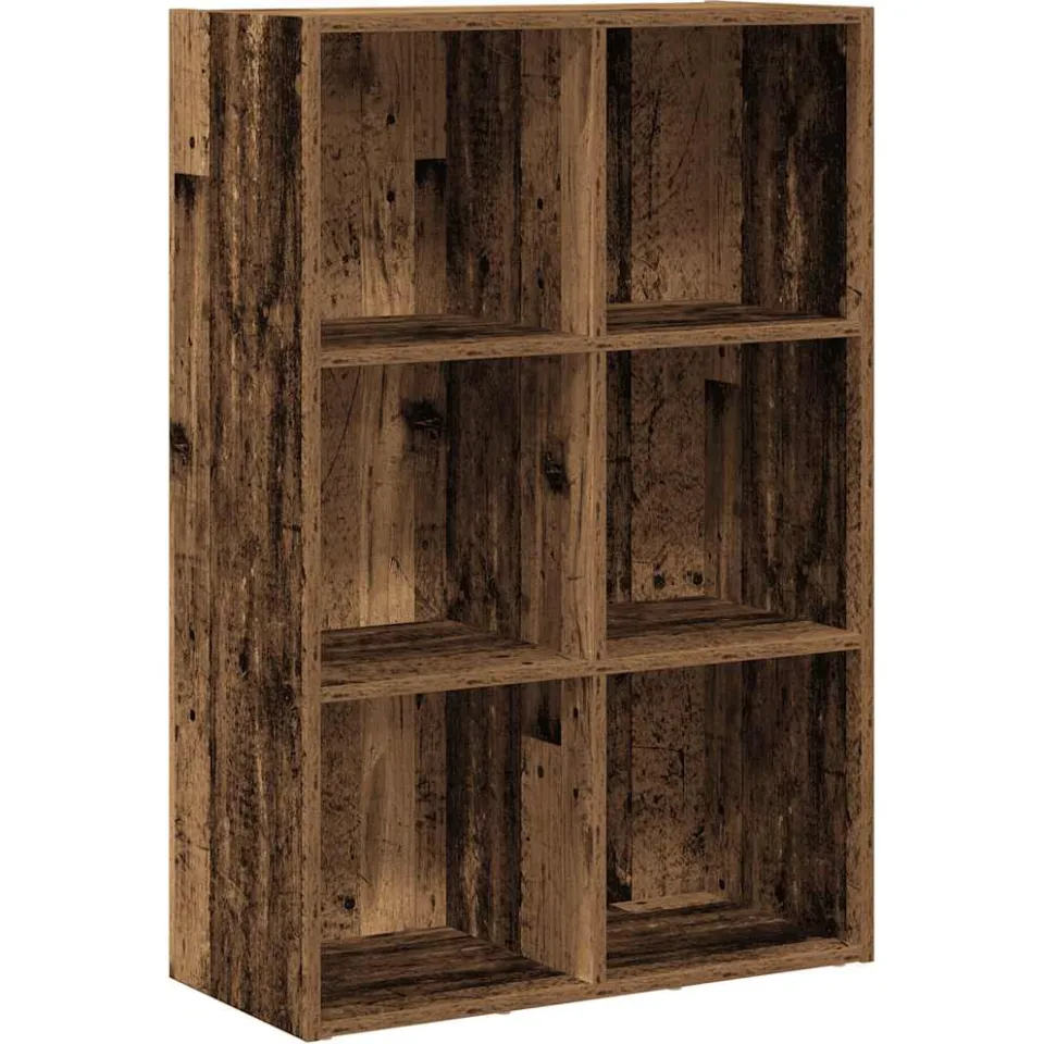 vidaXL Boekenkast/dressoir 66x30x98 cm bewerkt hout oud houtkleurig bruin, foto 3