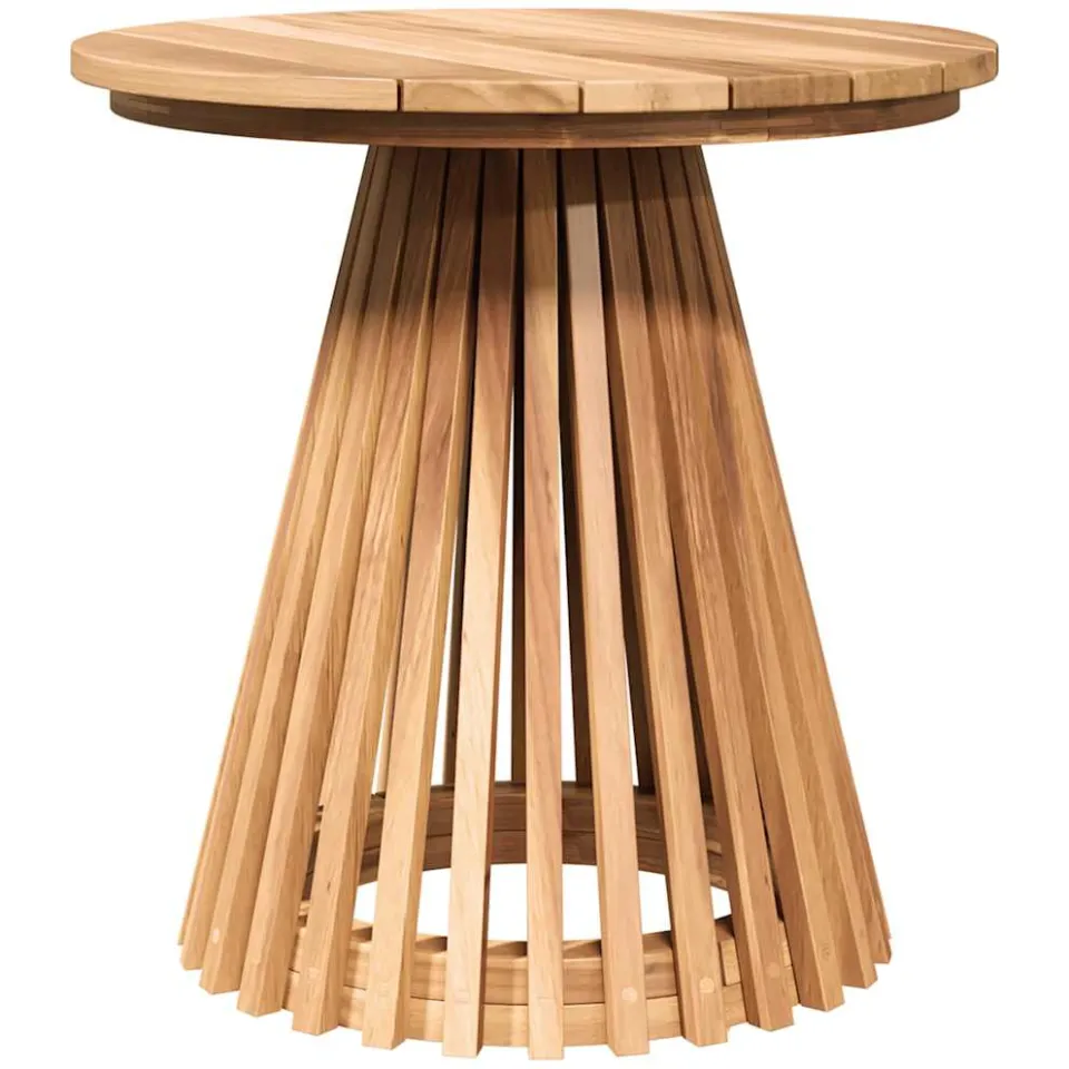 vidaXL Bijzettafel Bruin 50 x 50 x 49,5 cm Massief Teakhout, foto 3