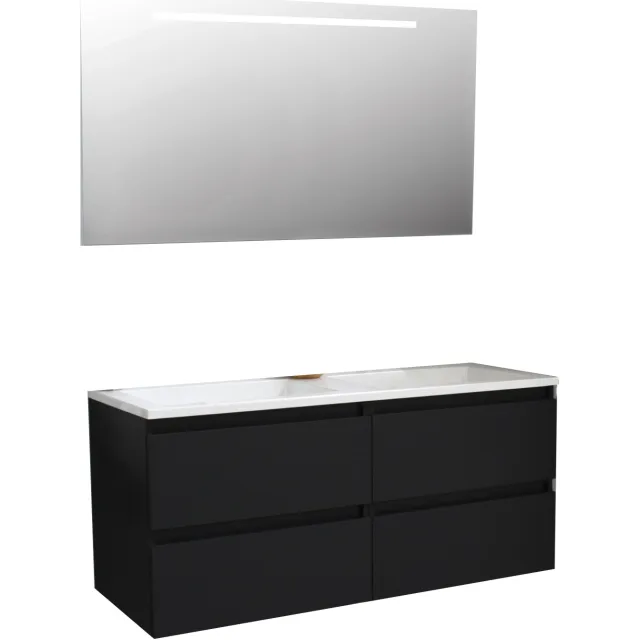 Boss & Wessing Pepper badmeubelset mat zwart