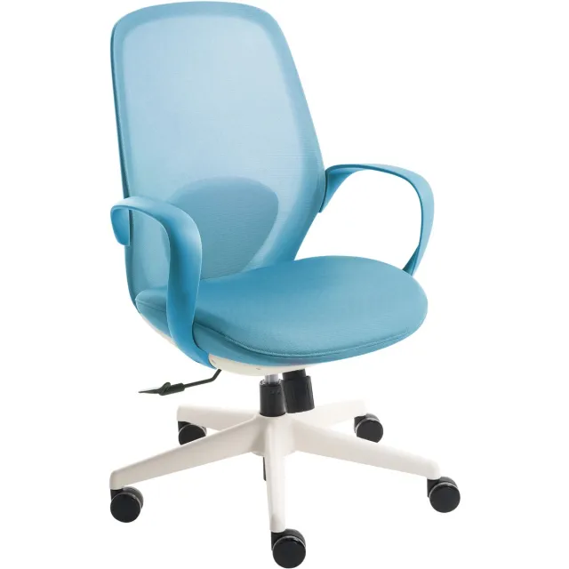 Beliani FOAMA - Bureaustoel - Blauw - Mesh