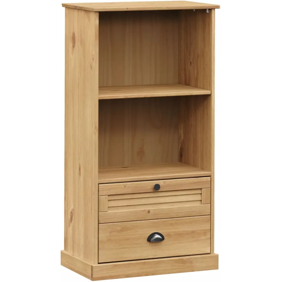 vidaXL Boekenkast VIGO 60x35x114,5 cm massief grenenhout bruin, foto 3