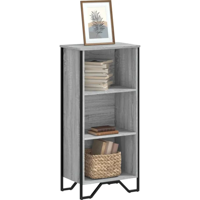 vidaXL Boekenkast 50x31x106 cm bewerkt hout grijs sonoma eikenkleurig