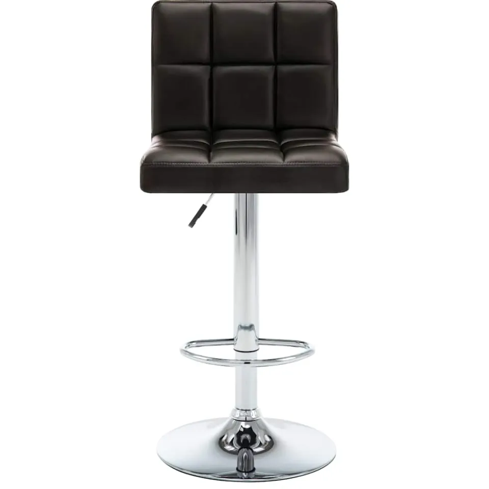 vidaXL Barstoelen 2 st kunstleer bruin, foto 4