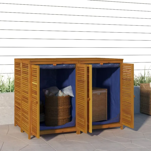 vidaXL Tuinbox 140x87x104 cm massief acaciahout bruin, foto 2