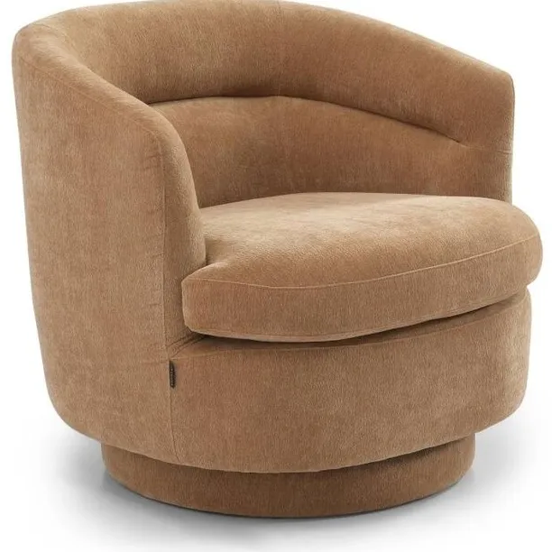 NordXL Fauteuil Valerie draaibaar chenille terracotta