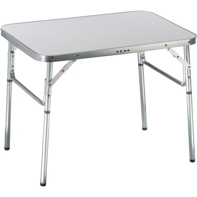 Camp Active Campingtafel - Opvouwbaar - 2 Hoogtes - 75 x 55 x 25-59 cm Wit
