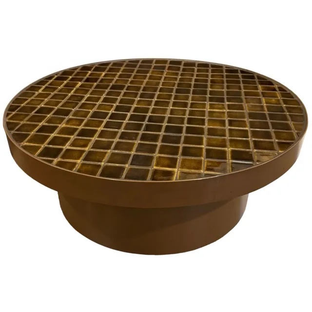 Livingfurn Brix - Salontafel Tylo Brown - 80x80x30cm Bruin