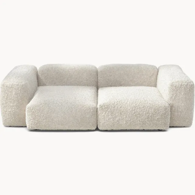 vetsak Modulaire teddy bank Vetsak (2-zits) Wit