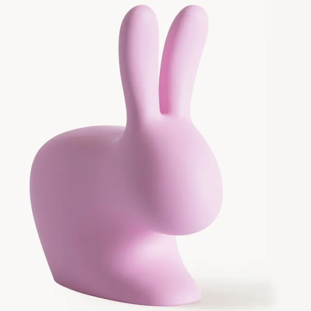 Qeeboo Kinderstoel Rabbit Dieproze, Roze