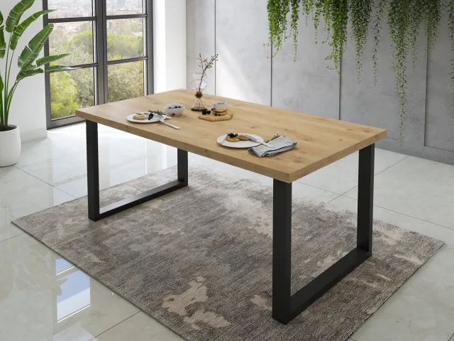 Favorie Balencia lichte eik - eettafel 210cm bruin