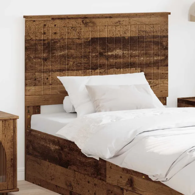 vidaXL Hoofdbord Oud Hout Bewerkt hout Bruin