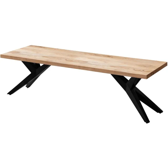 Wohnling Eetkamerbank acaciahout 120 cm breed WL7.227 Zie omschrijving