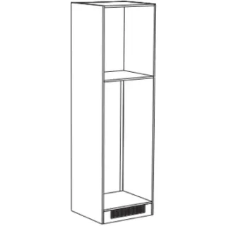 Paprika Kolomkast 60cm Geborsteld Eik Melamine hout, foto 2