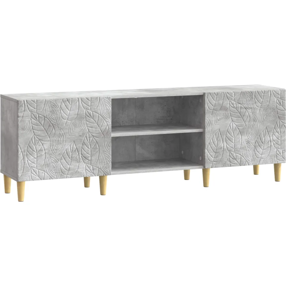 vidaXL TV-kast 150 x 31 x 50 cm Betongrijs Bewerkt hout