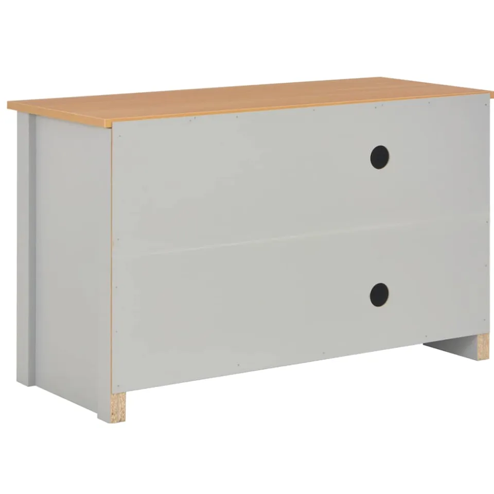 vidaXL Tv-meubel 95x39x58 cm grijs, foto 4
