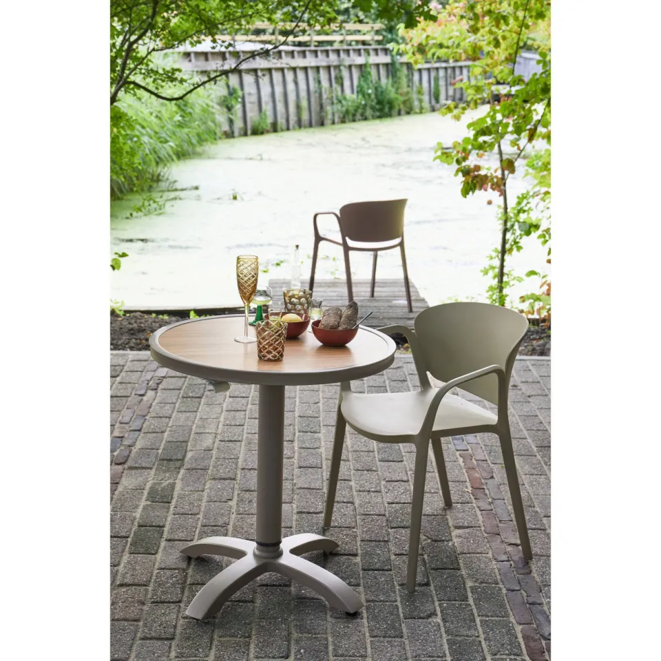 WOOOD Bent tuinstoelen groen, foto 2