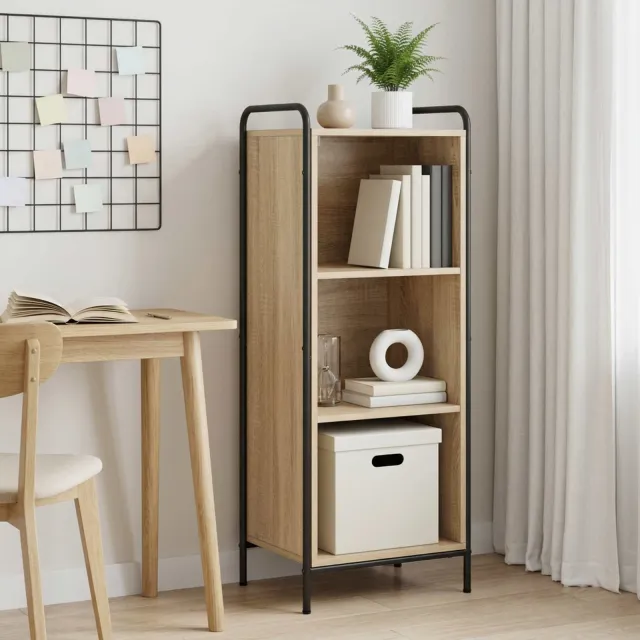 vidaXL Boekenkast 55,5 x 33 x 174 cm Bewerkt hout Sonoma Eiken, foto 2
