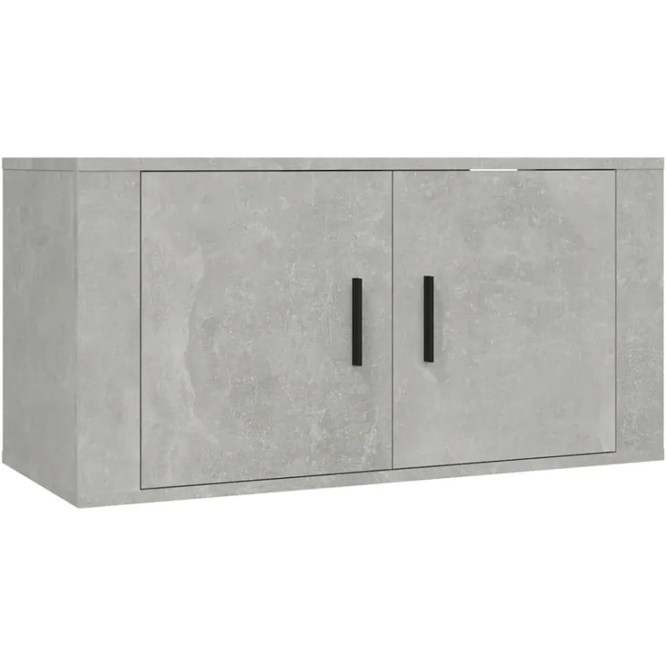 vidaXL Tv-wandmeubel 80x34,5x40 cm betongrijs grijs, foto 3