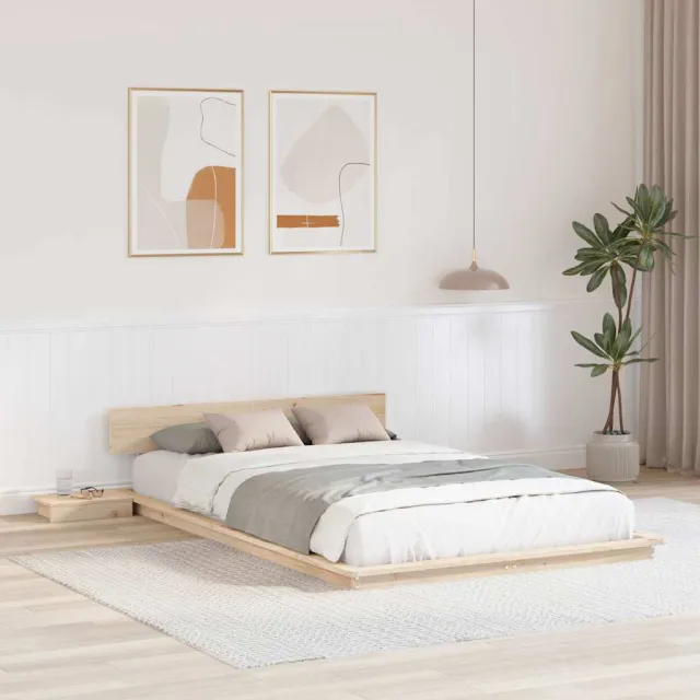 vidaXL Bedframe Bruin 120 x 190 cm Hout