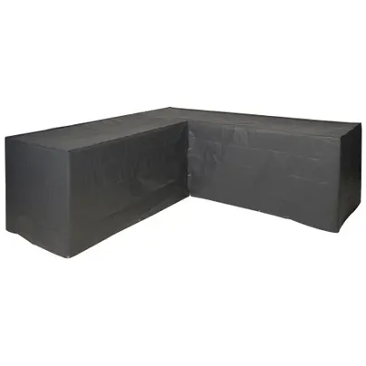 Nature Beschermhoes Voor Tuinmeubelset Vierkant Pe 100 G/m² Antraciet 90x250x90cm Zwart