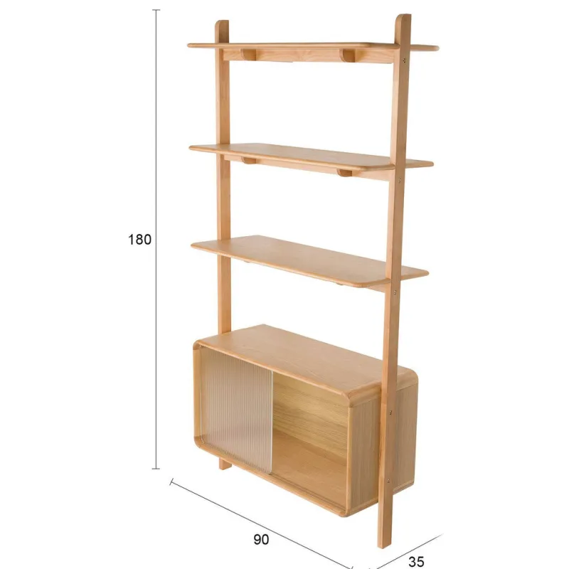 Zuiver stellingkast Rise beige, foto 2