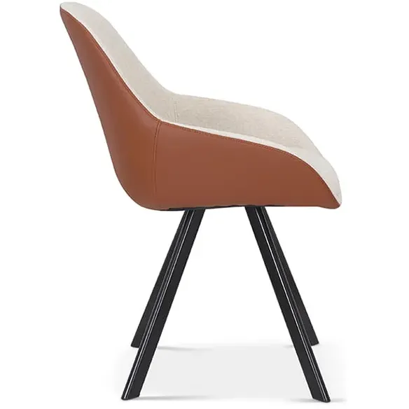 eetkamerstoel Malou beige-cognac, foto 3