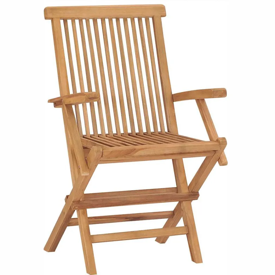 vidaXL 3-delige Tuinset massief teakhout bruin, foto 4