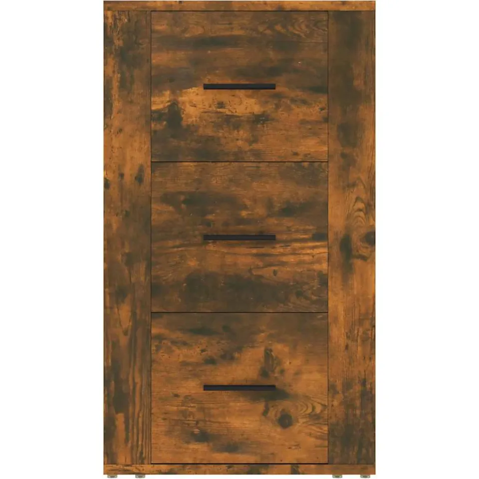 vidaXL Dressoir 40x33x70 cm bewerkt hout gerookt eikenkleurig, foto 3