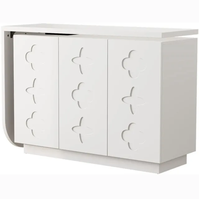 YYchan zit-sta bureau - wit - 110 x 40 x 75 cm - met opbergruimte