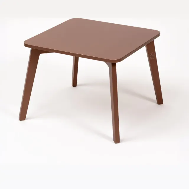 Ette Tete Tulla Table- Mocha- Kindertafel korte poten (36.5 cm) Mokka