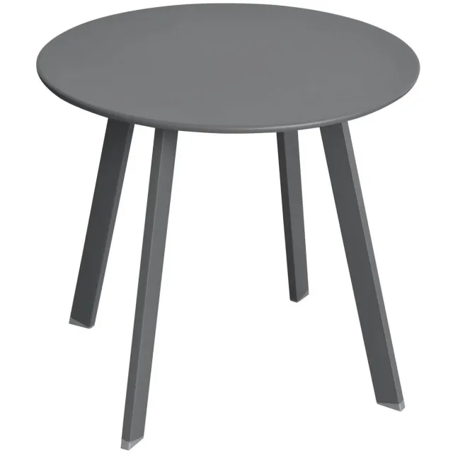 Hespéride Ronde bijzettafel voor in de tuin SAONA Gris graphite