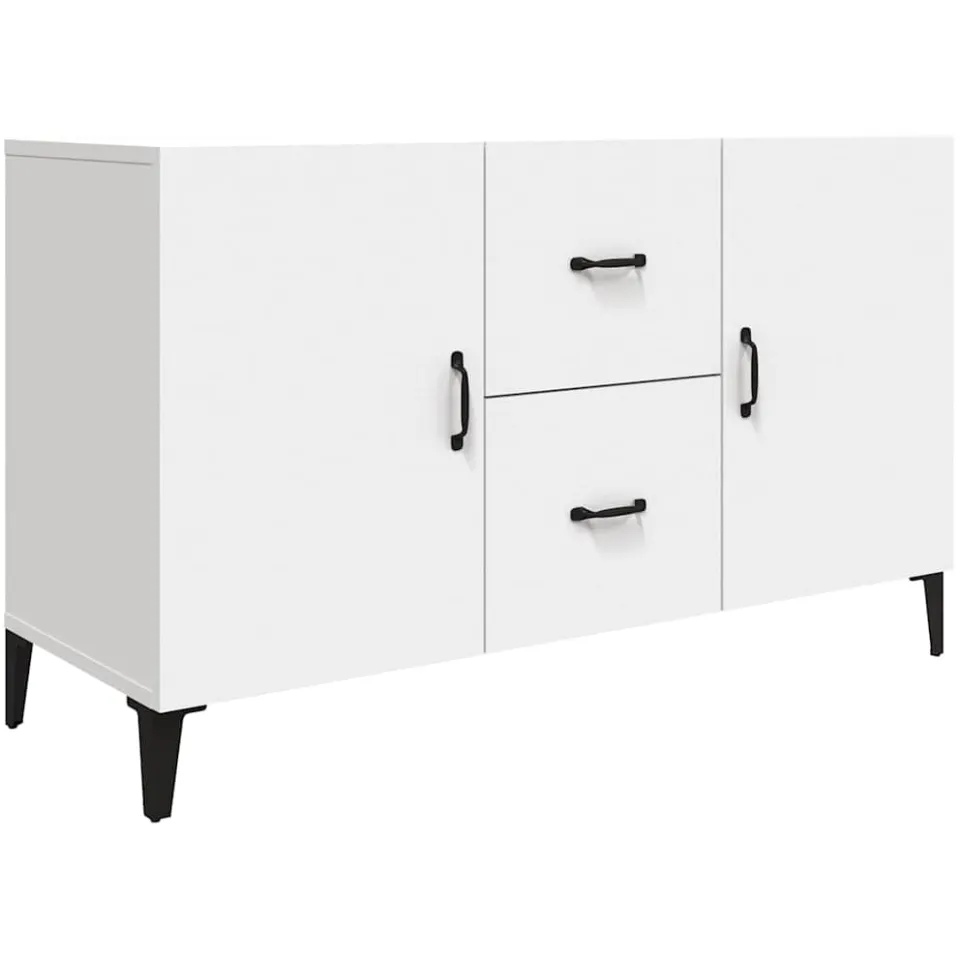 vidaXL Dressoir 100x36x60 cm bewerkt hout wit