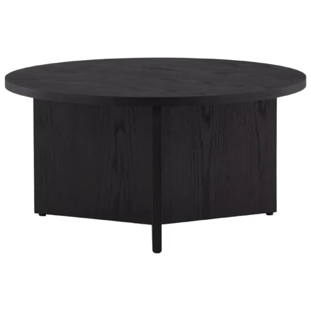 QUVIO Keno Salontafel - Zwart Hout - Stijlvolle Blikvanger