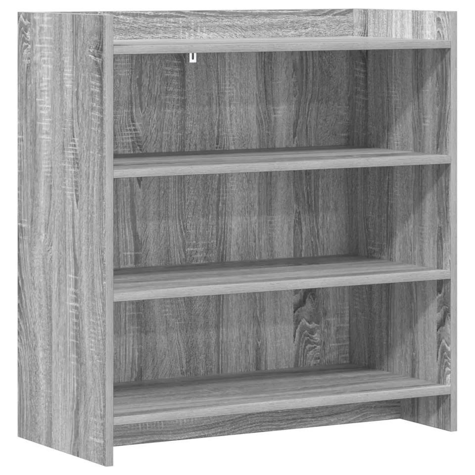 vidaXL Dressoir Grijs Sonoma 75 x 36 x 80 cm Bewerkt hout, foto 3